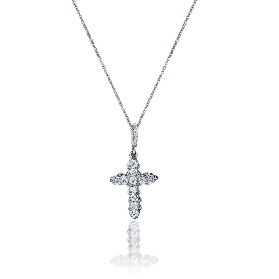 Elegant Cross Diamond Earrings - Fine Jewelry Handcrafted in Manhattan